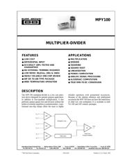 MPY100AG datasheet.datasheet_page 1