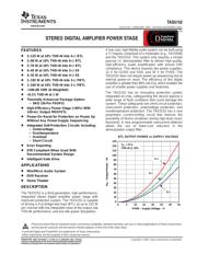 TAS5152 Datenblatt PDF