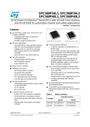SPC560P40L3BEFBR 数据规格书 1