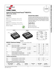 FDMC7200 Datenblatt PDF