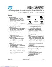 STM8L151C3 datasheet.datasheet_page 1