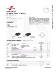 FDPF44N25T 数据规格书 1