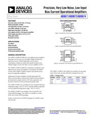 AD8671ARZ-REEL7 Datenblatt PDF