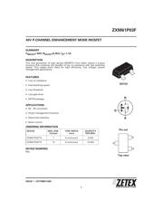 ZXM61P03FTA 数据规格书 1