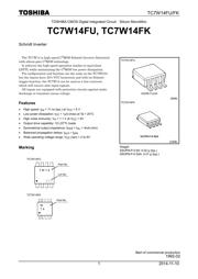 TC7W14FU,LF datasheet.datasheet_page 1