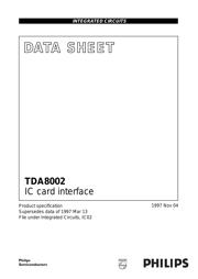 TDA8002 datasheet.datasheet_page 1