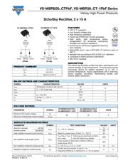 VS-MBR3045CT-1TRLPBF 数据规格书 1