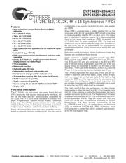 CY7C4245-15AI datasheet.datasheet_page 1