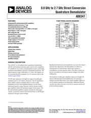 AD8347ARU datasheet.datasheet_page 1