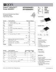 IXFK80N60P3 datasheet.datasheet_page 1