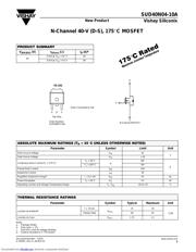 SUD40N0410A 数据规格书 1