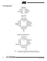 AT17F040-30VJI datasheet.datasheet_page 2