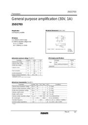 2SD2703 datasheet.datasheet_page 1