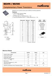 BD249C datasheet.datasheet_page 1