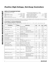 MAX5947BESA datasheet.datasheet_page 2