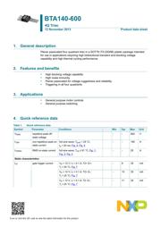 BTA140-600 Datenblatt PDF