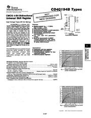 CD40194BE Datenblatt PDF