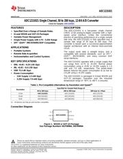 ADC121S021CISDX 数据规格书 1