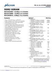 MT47H64M16HR-3:H Datenblatt PDF