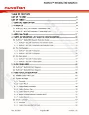 NUC230SE3AE datasheet.datasheet_page 2