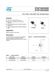 STGP19NC60SD datasheet.datasheet_page 1