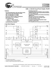 CY7C026A-20AC 数据规格书 1