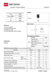 R6015KNX datasheet.datasheet_page 1