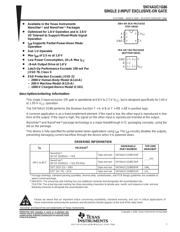 SN74AUC1G86YEPR 数据规格书 1