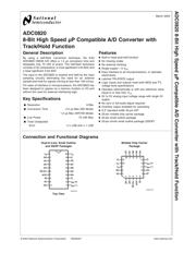 ADC0817CCN 数据规格书 1