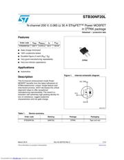 STB30NF20L 数据规格书 1