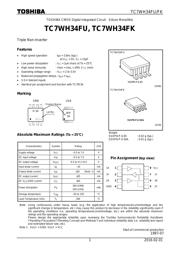 TC7WH34FK(TE85L,F) 数据规格书 1