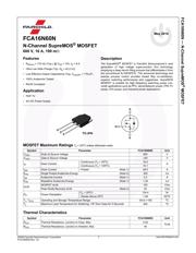 FCA16N60N datasheet.datasheet_page 1
