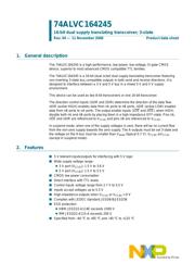 74ALVC164245DG datasheet.datasheet_page 1