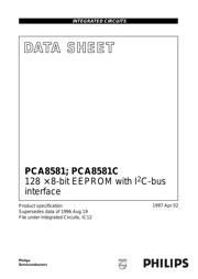 PCA8581P/F6,112 数据规格书 1