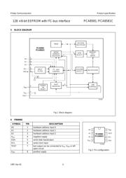 PCA8581P/F6,112 数据规格书 4