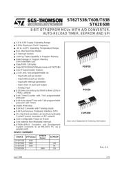 ST62T60BM3 datasheet.datasheet_page 1