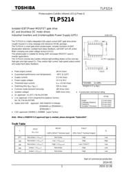 TLP521-4 datasheet.datasheet_page 1