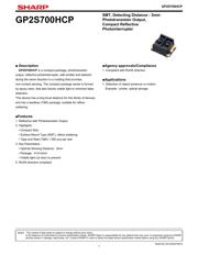 GP2S700HCP datasheet.datasheet_page 1