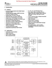 TAS3108DCP datasheet.datasheet_page 1