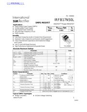 IRFB17N50L datasheet.datasheet_page 1