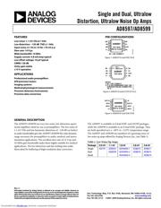 AD8597 Datenblatt PDF