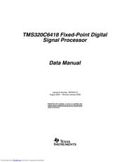 TMS320C6418ZTS600 datasheet.datasheet_page 1