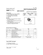 IRFP22N50APBF datasheet.datasheet_page 1