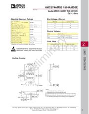 HMC574AMS8TR 数据规格书 4