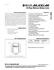 DS1110 datasheet.datasheet_page 1