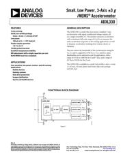 ADXL330 数据规格书 1