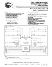 CY7C144AV-25AC datasheet.datasheet_page 1