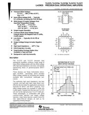 TLC272 Datenblatt PDF