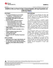 DS64BR111SQE/NOPB datasheet.datasheet_page 1