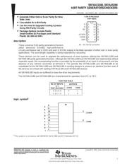 SN74AS280 数据规格书 1